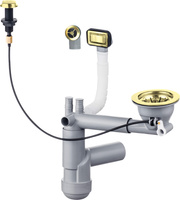 Syfon do zlewozmywaka granitowego 1-komorowego - Space-Saver Deante