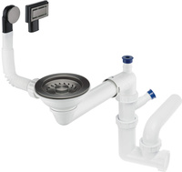 Syfon do zlewozmywaka granitowego 1-komorowego - Space-Saver Deante