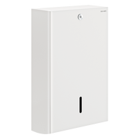 Ścienny podajnik na ręczniki papierowe 750 odcinków Do ręczników papierowych na zakładkę Delabie 6602