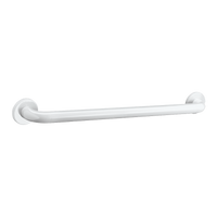 Poręcz prosta Basic biała 600 mm Ø32 Inox epoksyd biały Delabie 350506W