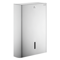 Ścienny podajnik ręczników papierowych ZZ - 750 sztuk Do ręczników papierowych ZZ Delabie 6601