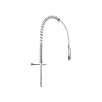 Biały zestaw do mycia wstępnego bez armatury Bez zaworu czerpalnego Delabie 433420