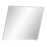 Lustro uchylne z uchwytem Uchwyt: chromowany błyszczący Delabie 510202P