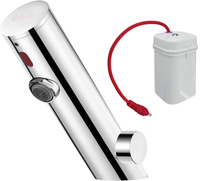 Bateria umywalkowa bezdotykowa z regulacją temperatury - 4xAA Deante