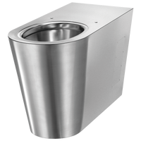 WC stojące 700 P Inox 304 satynowy - Dla osób niepełnosprawnych Delabie 110700