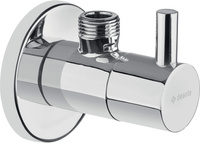 Zawór kątowy z głowicą ceramiczną 1/2" - 3/8" - okrągły Deante