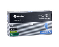 Rękawice winylowo-nitrylowe niebieskie rozmiar S 100 szt. Merida TRN566