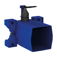 Wodoszczelna skrzynka podtynkowa do zaworu TEMPOFLUX 3 WC Do armatury czasowej do WC zestaw 1/2 Delabie 763BOX