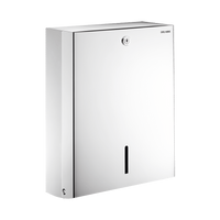 Ścienny podajnik ręczników papierowych 500 listków Do ręczników papierowych typu ZZ Delabie 510601P