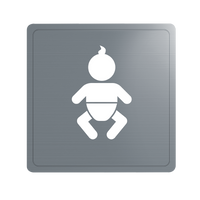 Piktogram Inox „Pokój matki z dzieckiem” Delabie 510156S