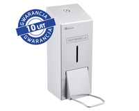 Dozownik łokciowy płynu dezynfekcyjnego 800 ml stal mat MERIDA DSM408