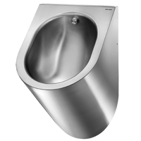 Pisuar wiszący DELTA Inox 304 satynowy - Zasilanie wody z tyłu Delabie 134770