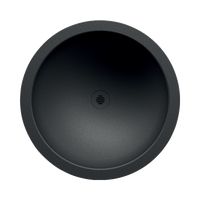 Umywalka do zabudowy HEMI Ø385 Inox 304 czarny matowy - Wpuszczana w blat lub podblatowa Delabie 120490BK