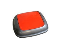 Pokrywa kosza Quatro grafitowa z czerwoną klapką Merida KJR914