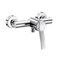 Mechaniczna bateria natryskowa Securitouch Jednouchwytowa bateria ścienna pełny uchwyt Delabie 2739TS