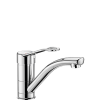 Bateria mechaniczna do umywalki Jednootworowa bateria mechaniczna z ruchomą wylewką H.100 L.170 Delabie 2522