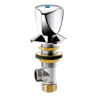 Zawór Stojący Chromowane pokrętło DELTA Delabie D273015