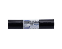 Worki na śmieci 350l 115x135cm czarne LDPE rolka 10 szt. Merida WKC602