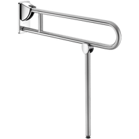 Uchylna poręcz łukowa z podporą Inox satynowy L. 850 mm Inox satynowy UltraSatin Delabie 510170S