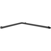 Narożna poręcz natryskowa Be-Line® - czarna Aluminium - Epoksyd: matowa czerń Delabie 511941BK