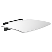 Składane siedzisko natryskowe Be-Line® Składane i odpinane siedzisko natryskowe Delabie 511920BK