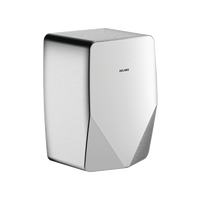 Ultraszybka suszarka do rąk HIGHFLOW Compact - satyna Intensywny strumień powietrza Delabie 510625S