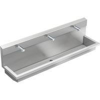 KWC PLANOX Moduł umywalkowy z samozamykającymi bateriami ściennymi bez mieszacza PL18USV