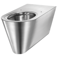 WC wiszące 700 S dla osób niepełnosprawnych Inox 304 satynowy - Dla osób niepełnosprawnych Delabie 110710