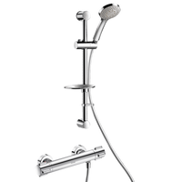 Komplet natryskowy z baterią termostatyczną SECURITHERM Termostatyczny komplet natryskowy z baterią Delabie H9739SKIT
