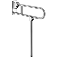 Uchylna poręcz łukowa z podporą Inox satynowy L. 650 mm Inox satynowy UltraSatin Delabie 510162S