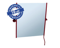 Lustro STELLA RED LINE 50x60 cm, oprawa czerwona mat regulacja GSR103