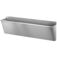 Umywalka chirurgiczna z niską tylną ścianką Inox 304 satynowy - 3 stanowiska - Design "Higiena +" Delabie 187020