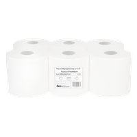 Ręcznik papierowy w roli Faneco Premium 2 warstwy biały celuloza 6 szt. Faneco RPR19A2C19