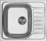 Zlewozmywak stalowy 1-komorowy z ociekaczem