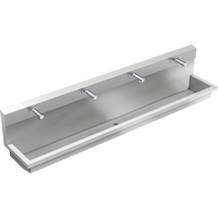 KWC PLANOX Moduł umywalkowy z samozamykającymi bateriami ściennymi bez mieszacza PL24USV