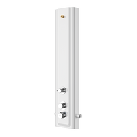 KWC F5S-Therm Panel natryskowy z tworzywa mineralnego MIRANIT z przełącznikiem pomiędzy głowicą a słuchawką natryskową F5ST2047