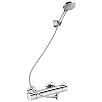 Komplet natryskowy z baterią termostatyczną SECURITHERM Dwuuchwytowa bateria termostatyczna Securitouch Delabie H9741SHYG