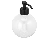 Dozownik mydła w kształcie kuli stojący STELLA BLACK LINE 150 ml czarny Merida DLC102