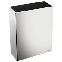 Ścienny prostokątny pojemnik na odpady Inox 304 38 litrów Pojemnik bez pokrywy na zużyte ręczniki papierowe i papier Delabie 510463P
