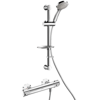 Termostatyczny komplet natryskowy z baterią Dwuuchwytowa bateria termostatyczna Delabie H9739KIT