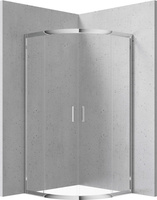 Kabina prysznicowa półokrągła 90x90 cm