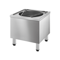 Stojąca komora gospodarcza Inox 304 satynowy Delabie 180150