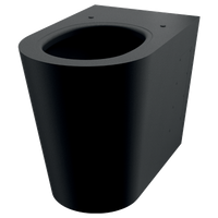 WC stojące S21 P Inox 304 czarny matowy Delabie 110300BK