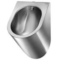 Pisuar wiszący DELTA Inox 304 satynowy - Zasilanie wody z góry Delabie 134170