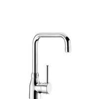 Bateria mechaniczna do umywalki Jednootworowa bateria mechaniczna z ruchomą wylewką H.195 L.150 Delabie 25061T1