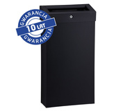 Kosz na odpady 15l otwarty czarny Merida STELLA SLIM BLACK LINE COMBO KSC109