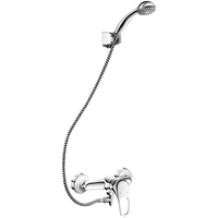 Komplet natryskowy samoopróżniający z baterią mechaniczną EP Komplet natryskowy z baterią z regulatorem ciśnienia Delabie 2239EPSHYG