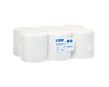 Merida RKB102 Ręczniki papierowe w roli CLASSIC MAXI, białe, średnica 20 cm, długość 320 m, jednowarstwowe, zgrzewka 6 rolek