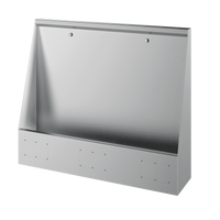 Pisuar rynnowy zbiorowy LP Inox 304 satynowy - L. 1200 mm - Stojący Delabie 130310