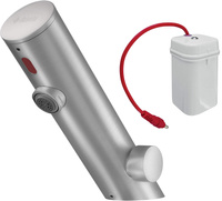 Bateria umywalkowa bezdotykowa z regulacją temperatury - 4xAA Deante